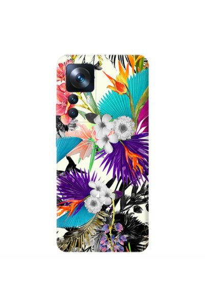 Other Xiaomi Mi 12T Sea flowers Transparent Silicone TPU Θήκη
