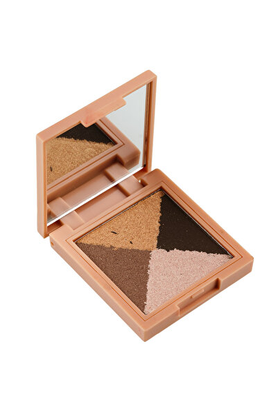 Dora Joy 4'lü Toz Far Bronze Heat 03 Mat & Işıltılı Talc Free Hyalüronik Asit...