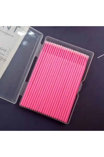 Pavone 50 Adet Micro Brush Aplikatör Fırça Tek Kullanımlık Kirpik Uzatma Temi...
