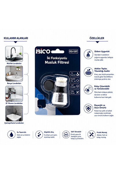 Marsilyan 12 Pieces Faucet Tip Filters with 2 Functions 360 °   Rotatable Hea...