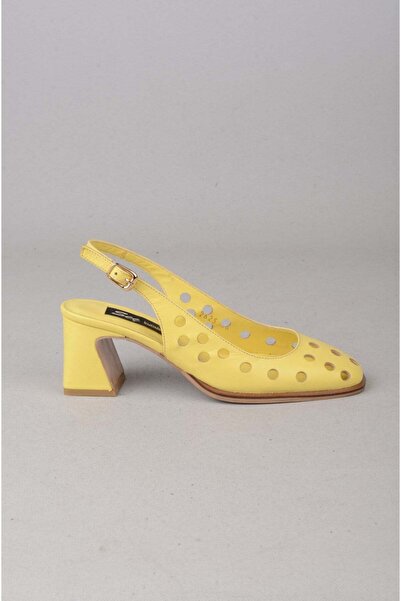 SEÇ KUNDURA Seç 2625 Genuine Leather Heel-Style Women's Shoes (Heel Height: 6...