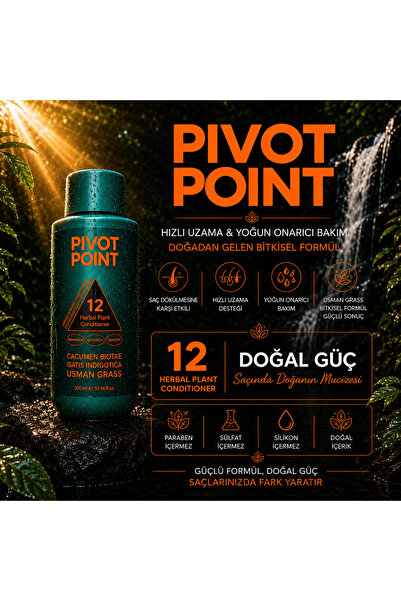 PIVOT POINT 12 Herbal Conditioner 300 ml |   Repairing Hair Care Cream, Moist...