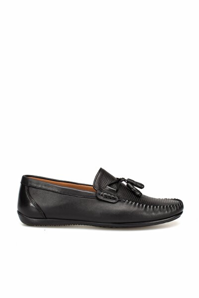 Alba Siyah Hakiki Deri Erkek Loafer