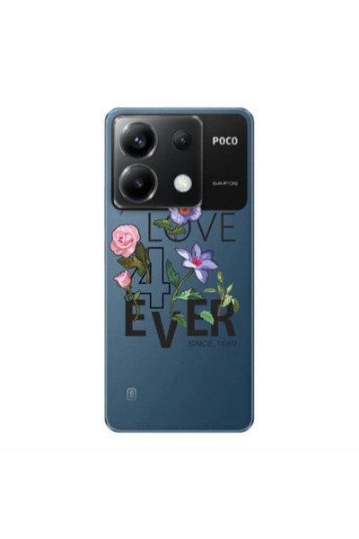 Other Xiaomi Poco X6 5G Love for ever Transparent Silicone TPU Θήκη