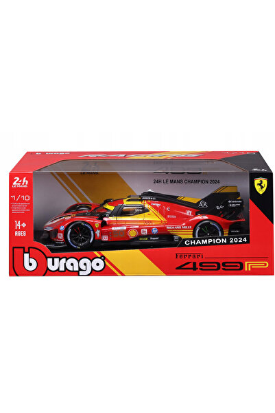 BBURAGO Masina de colectie, Bburago, Ferrari 499P #50, Le Mans 2024, metal, 1...