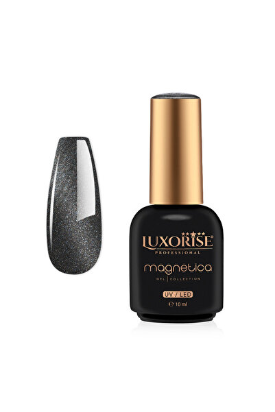 LUXORISE Semi-permanent Nail Polish MAGNETIC - Silk, Coffee Essence 10ml