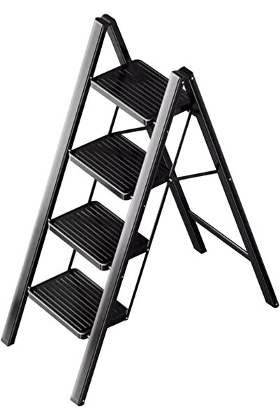 VmaxVision 4 Step Ladder, Lightweight Folding 4 Step Stool with Anti-Slip Wid...