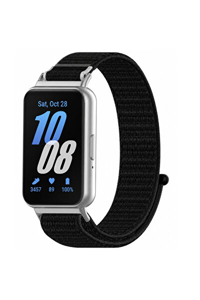 Techsuit Λουράκι Smartwatch W087 για Samsung Galaxy Fit3, ρυθμιζόμενο, μαύρο
