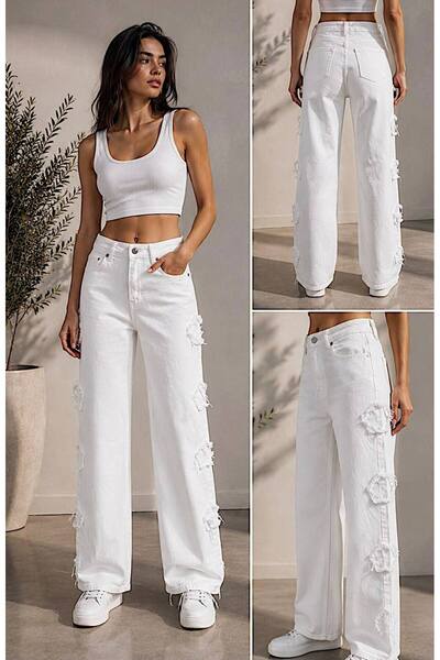 Sep Butik Full Lycra High Waist with Star Detail on the Sides