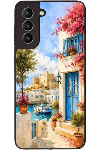 Other Θήκη Sonique Σειρά Μούσα των Ελληνικών Νησιών Samsung Galaxy S21 Λιμάνι...