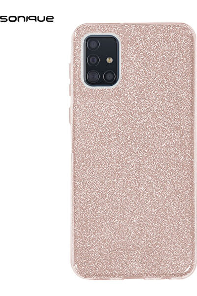 Other Σονίκ Λαμπερή Πίσω Θήκη Σιλικόνης Ροζ (Galaxy A51)