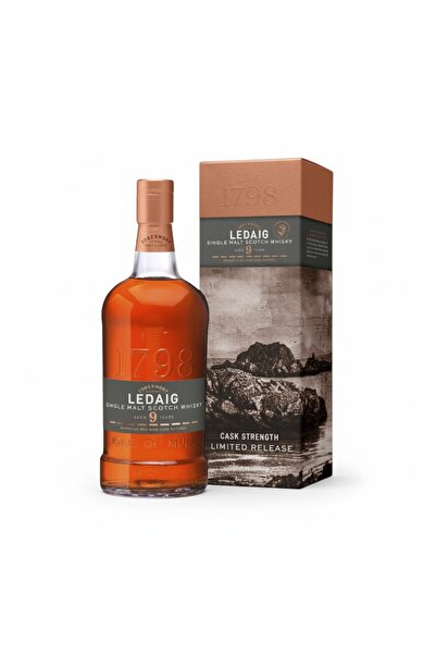 Glenallachie Whisky Ledaig 9 Ani-2012 Bordeaux Red Wine Cask 56.8% 0.7L