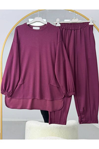 YILMAZBARMAZ Casual Pants Hijab Double Set