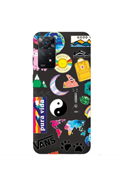 Other Xiaomi Redmi Note 11 4G Vans Black Colored Silicone TPU Θήκη