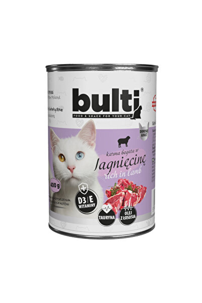 Bulti Hrană umedă pisici, Bulti, 400g, Carne de Miel, Pisici Adulte, Susține ...