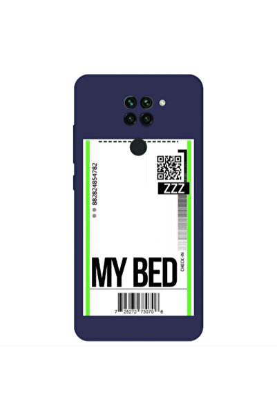 Other Xiaomi Redmi Note 9 My Bed ZZZ Dark blue Colored Silicone TPU Θήκη