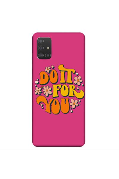 Other Samsung A71 Do it For You Fuchsia Colored Silicone TPU Θήκη