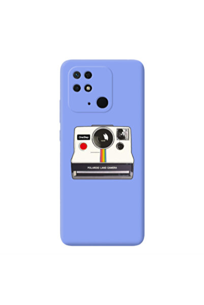 Other Xiaomi Redmi 10C Polaroid land camera Light Purple Colored Silicone TPU...