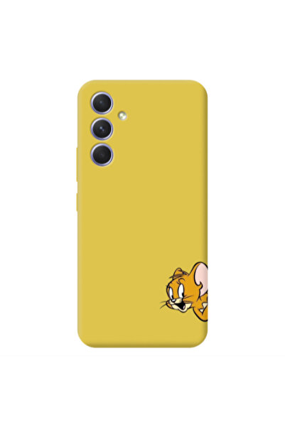 Other Samsung A35 Jerry 2 Yellow Colored Silicone TPU Θήκη