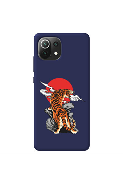 Other Xiaomi Mi 11 Lite Angry Gorilla Dark blue Colored Silicone TPU Θήκη