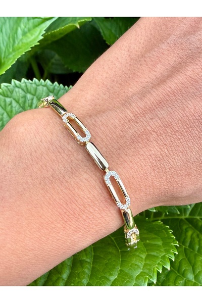 Merishe Jewerly Gold Thin Chain Model Stainless Steel Bracelet