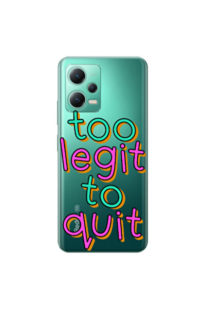 Other Xiaomi Redmi Note 12 Pro Plus 5G Too Legit To Quit Transparent Silicone...