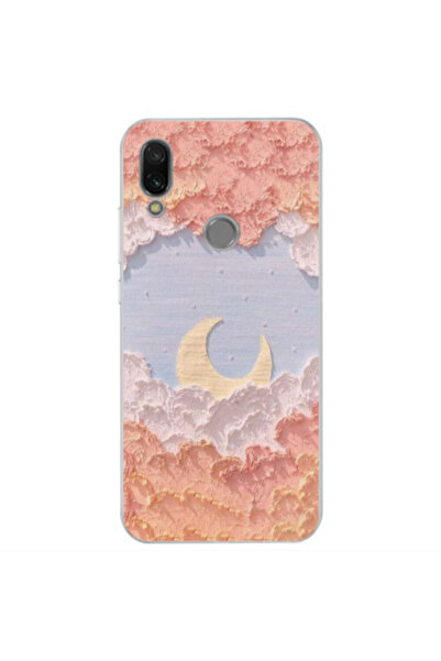 Other Xiaomi Redmi Note 7 Moon Clouds Transparent Silicone TPU Θήκη