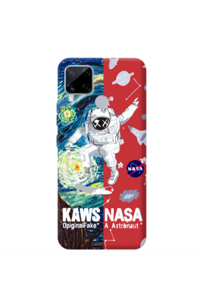 Other Realme C25S Kaws Red Colored Silicone TPU Θήκη