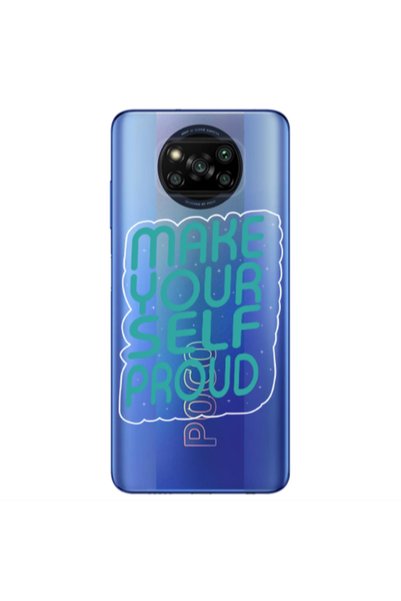 Other Xiaomi Poco X3 /X3 Pro Make Your Self Proud Transparent Silicone TPU Θήκη
