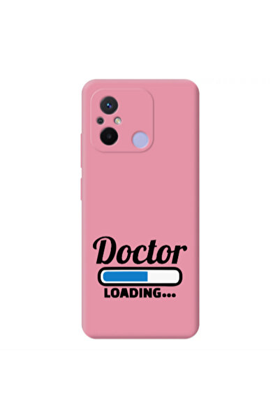 Other Xiaomi Redmi 12C Doctor Loading Pink Colored Silicone TPU Θήκη