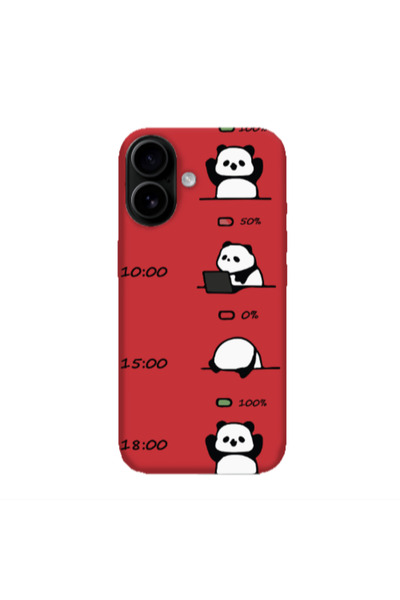 Other Apple Iphone 16 plus My situation at work Red Colored Silicone TPU Θήκη