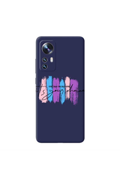 Other Xiaomi Mi 12 Pro One Day Or Day One Dark blue Colored Silicone TPU Θήκη
