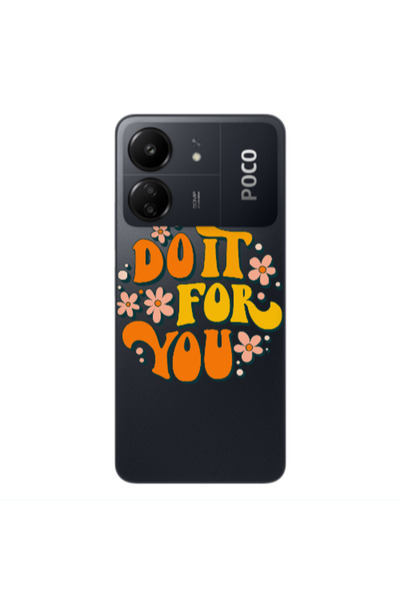 Other Xiaomi Poco C65 Do it For You Transparent Silicone TPU Θήκη