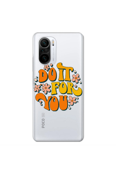Other Xiaomi Poco F3 Do it For You Transparent Silicone TPU Θήκη