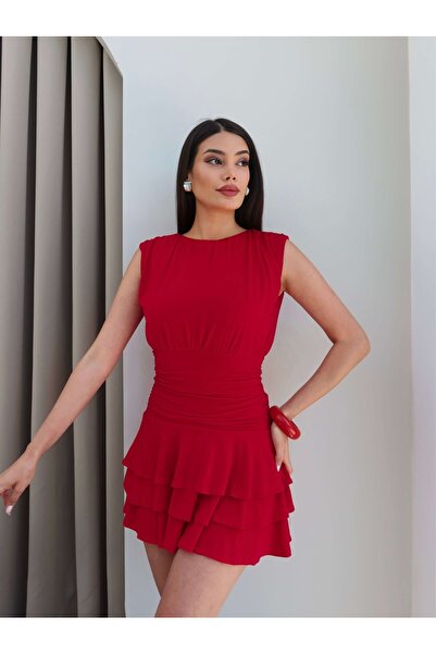 ESRAHELVACI Draped Mini Dress