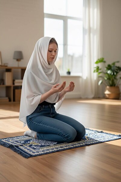 BAZİDİ TEKSTİL Prayer Rug