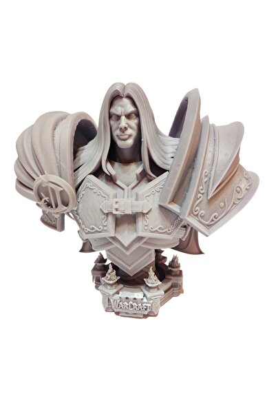 OEM Фигурка Артас Менетил, Лих Кинг, Warcraft, Blizzard Entertainment, 17x19с...