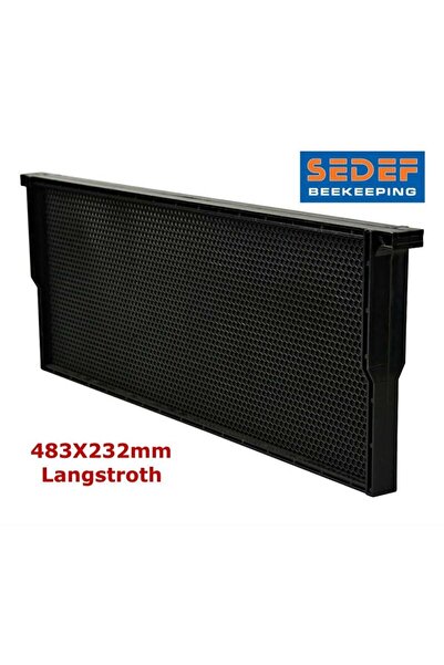 Sedef Arıcı Petek PLASTİK KABARTILMIŞ HAZIR PETEK PRATİK ÇERÇEVE LANGSTROTH 4...