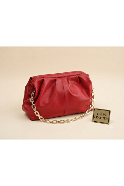 My Easy Shop Mesbag Women's Genuine Leather Bag for Hand and Crossbody Use