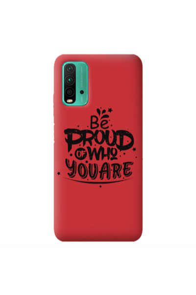 Other Xiaomi Poco M3 Be proud of who you are Red Colored Silicone TPU Θήκη