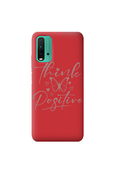 Other Xiaomi Poco M3 Think Positive Red Colored Silicone TPU Θήκη
