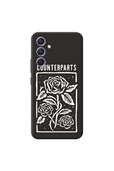 Other Samsung A54 Counterparts Black Colored Silicone TPU Θήκη