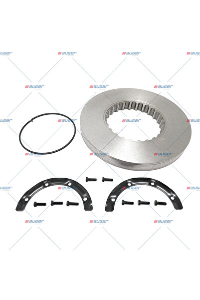 Auger Set 2 Discuri Frana (cu Kit Montaj) Iveco Eurocargo I-iii Krone Man F90...