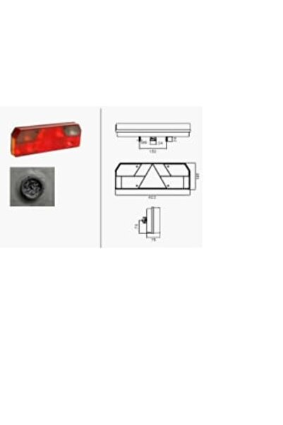 Aspöck Lampa Spate Dreapta Europoint I (reflector Triunghiular Garda Laterala...