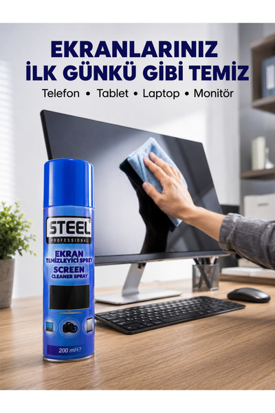 Genel Markalar LCD, LED ve Telefon Ekranları İçin Ekran Temizleyici Sprey