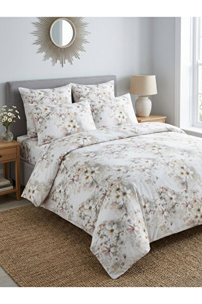 MORRİVAL Diamond Double Personality Natural 100% Cotton 3D Digital Bedding Se...