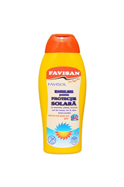Favisan Emulsie pentru Protectie Solara FPS 40 Favisol Favisan, 250ml