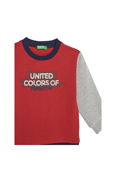 United Colors of Benetton Bluză băieți 3J70G10JY Multicoloră