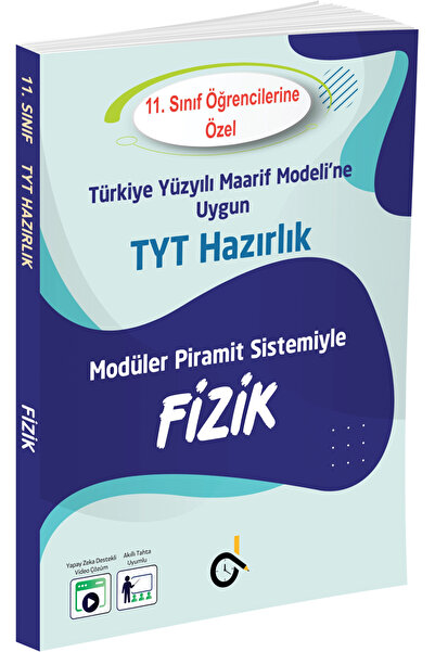 Karekök Yayınları DAKİKA 11. Sınıf TYT Hazırlık Modüler Piramit Sistemiyle Fizik