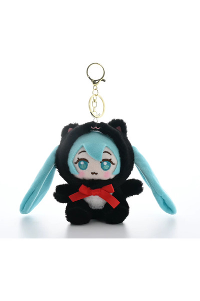 Butic Anime Vocaloid Hatsune Miku Peluş Anahtarlık Oyuncak Mini 11CM